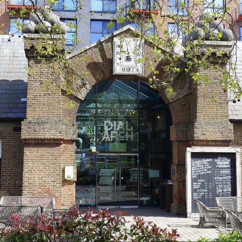 Exterior of the Dial Arch pub in Woolwich, London