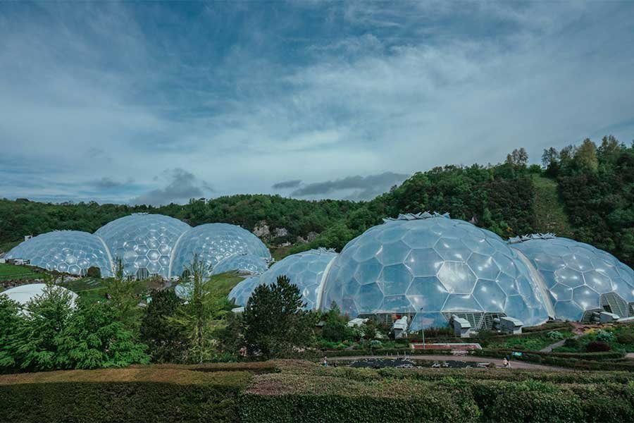 The Eden Project in St Austell, Cornwall